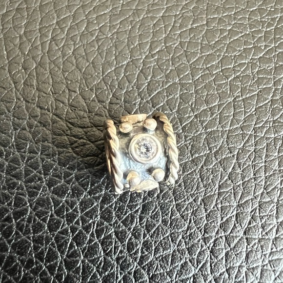 Pandora spacer with crystals - Picture 1 of 4